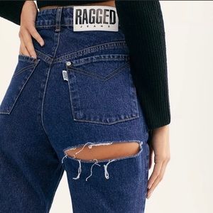 Ragged Priest “butt cut” jean - indigo
